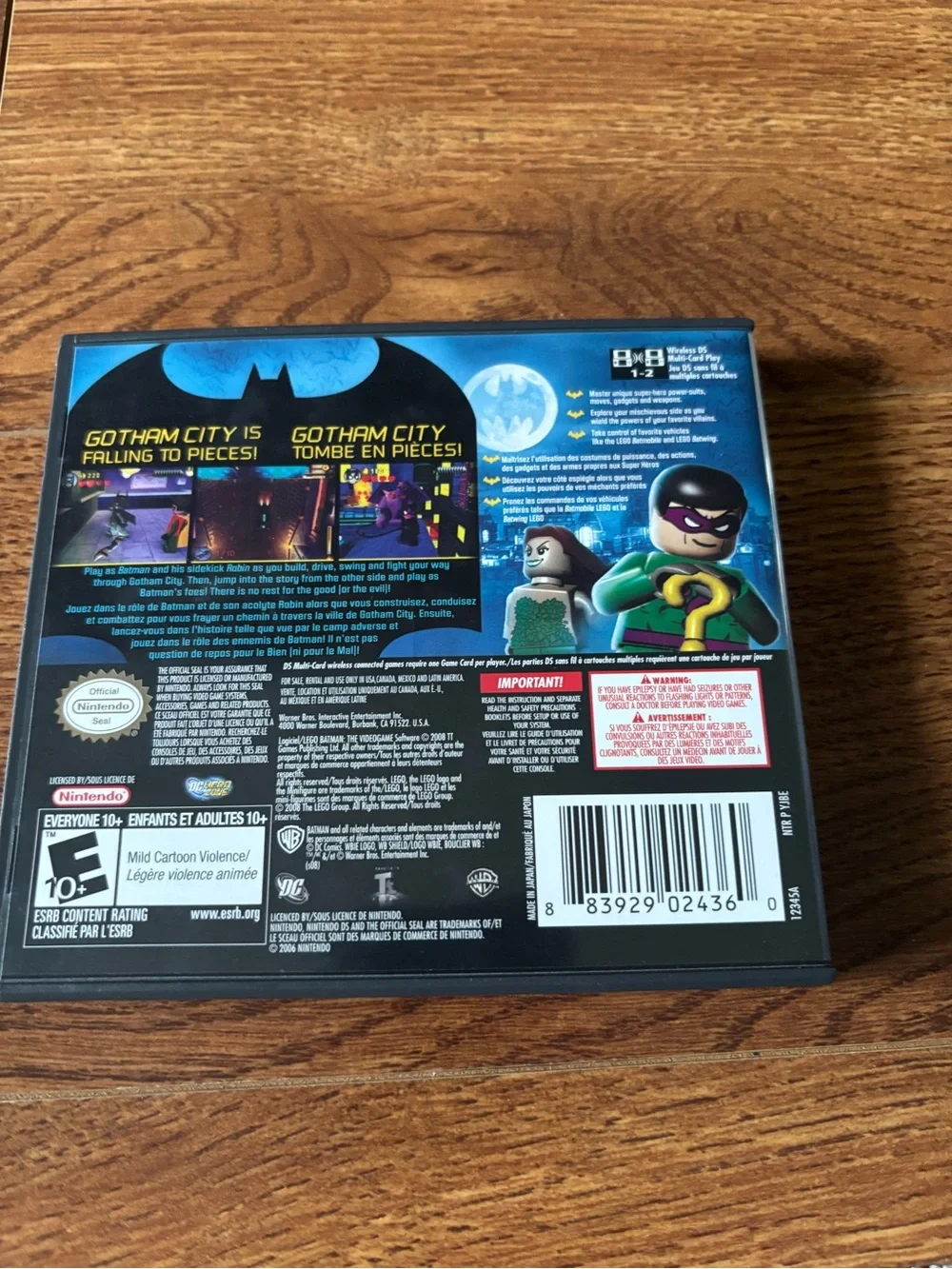 Lego Batman The Videogame Nintendo DS - Blue, Black & Yellow